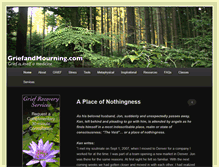 Tablet Screenshot of griefandmourning.com